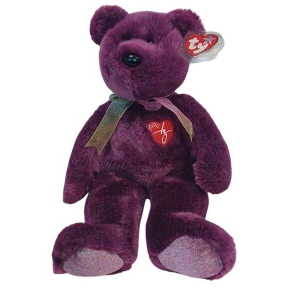 Ty "2000 Signature Bear" Beanie Buddy  NEW With Tag - Picture 1 of 12